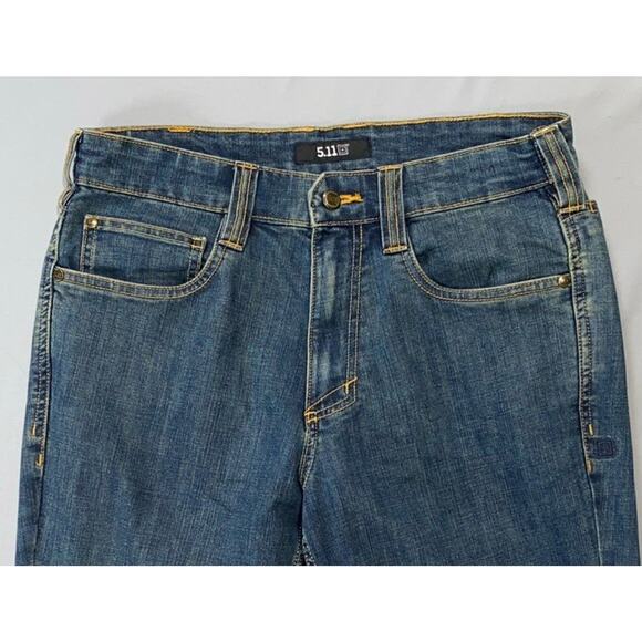 5.11 Tactical 74665 Men's Defender-Flex Slim Fit 7-Pocket Denim Jeans. 32X32 GUC - Picture 6 of 9